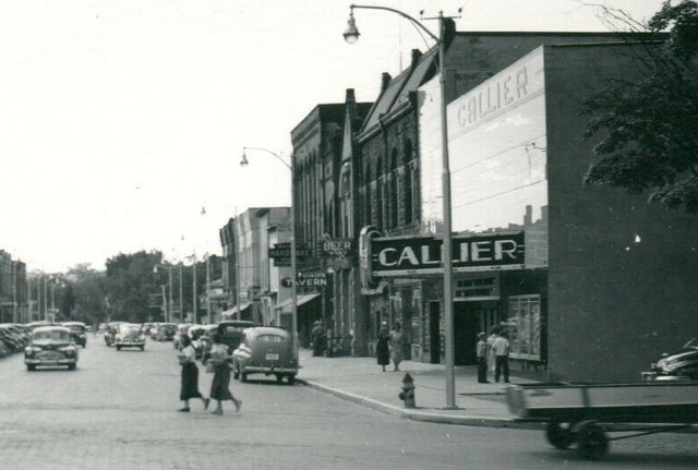 Belding - Old Photo Of Downtown Section Now Gone (newer photo)